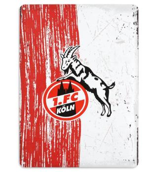 1. FC Köln - Blechschild "Logo"